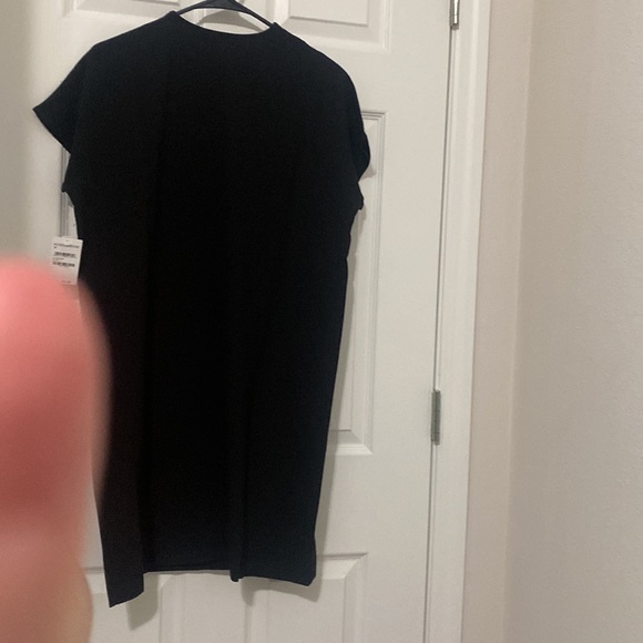 HP 8/7/23 NWT Black Relaxed Fit Mini Dress - Picture 10 of 10
